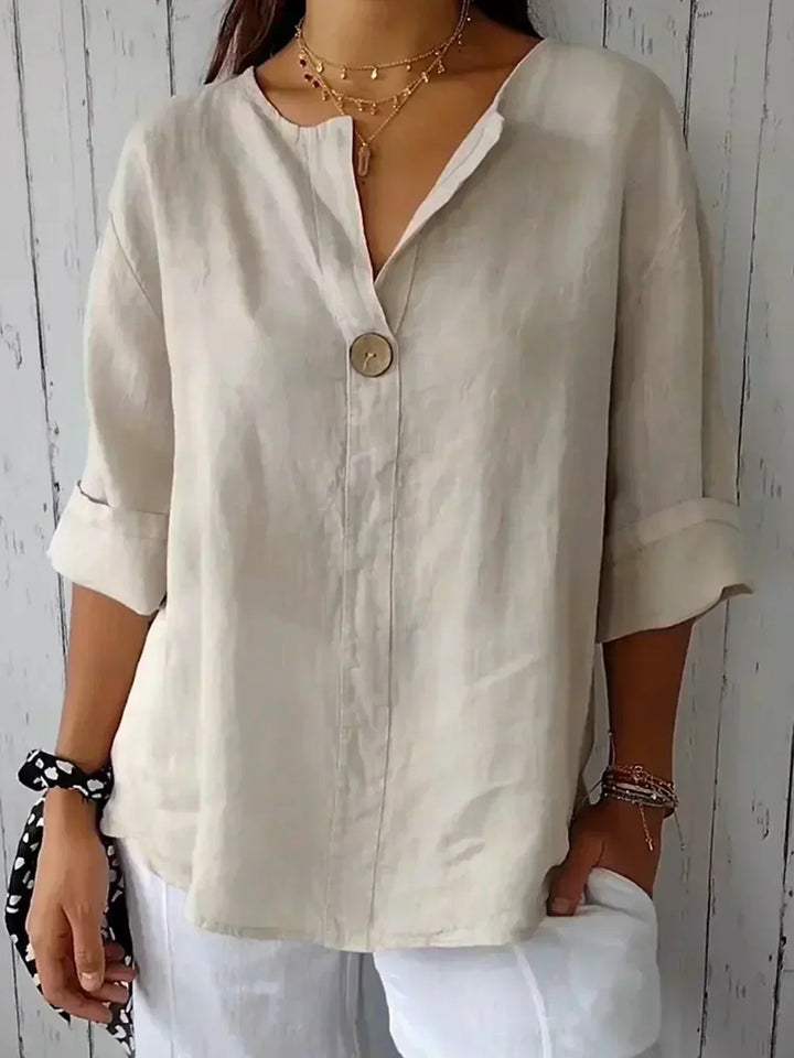 Naomi – Chic V-Neck Blouse