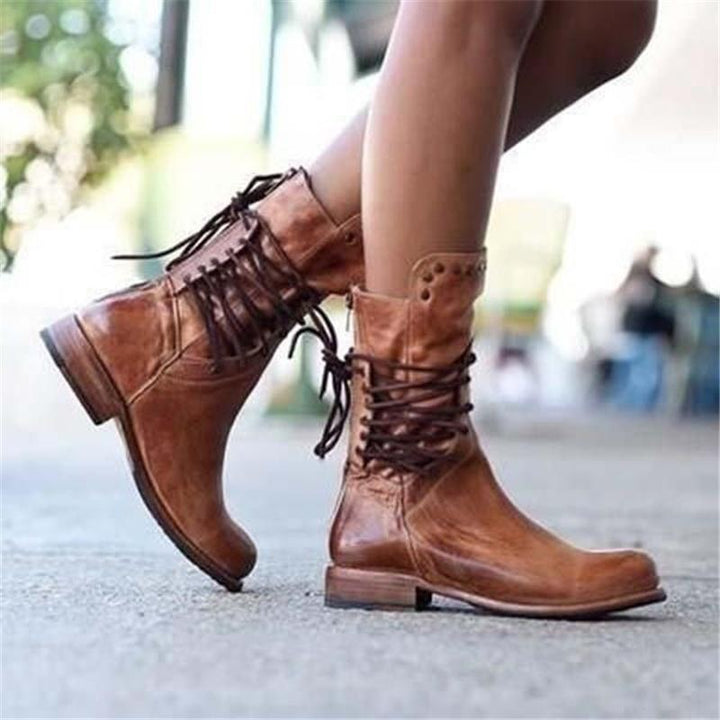 Juliette™ – Western Cowboy Rivet Rider Boots Women