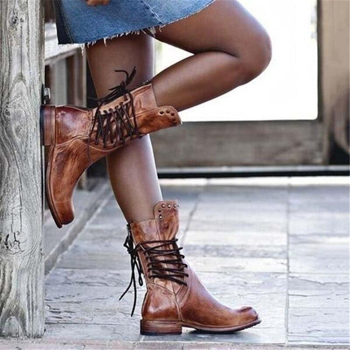 Juliette™ – Western Cowboy Rivet Rider Boots Women