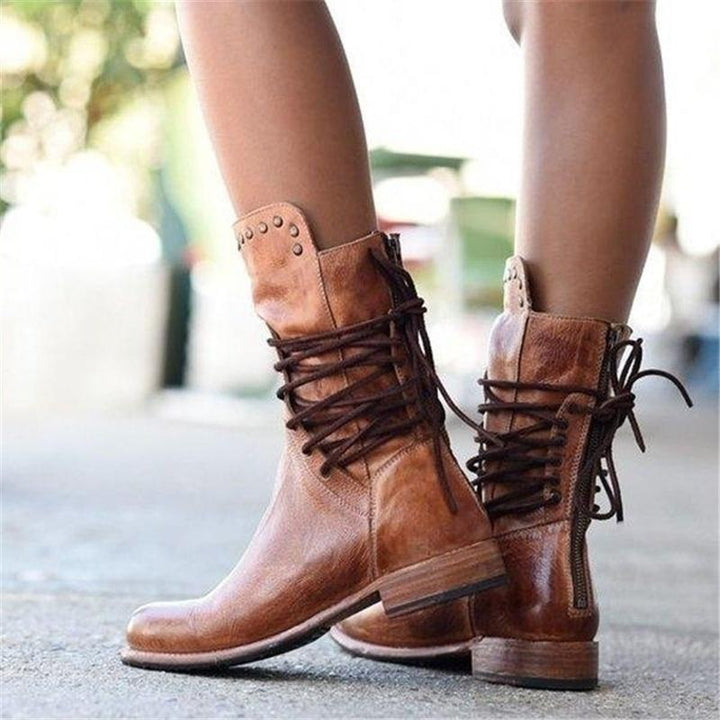 Juliette™ – Western Cowboy Rivet Rider Boots Women