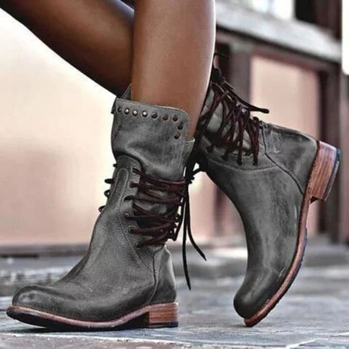 Juliette™ – Western Cowboy Rivet Rider Boots Women