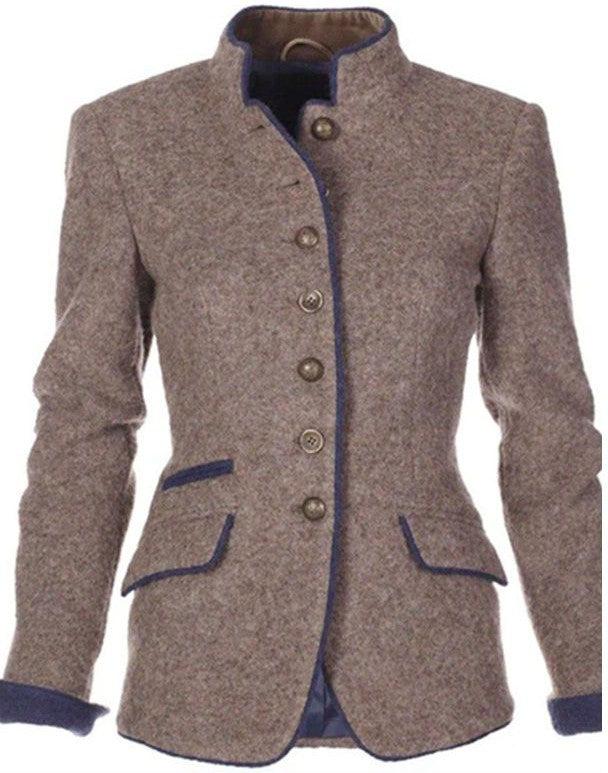 Kim – Chic Tailored Long Sleeve Jacket