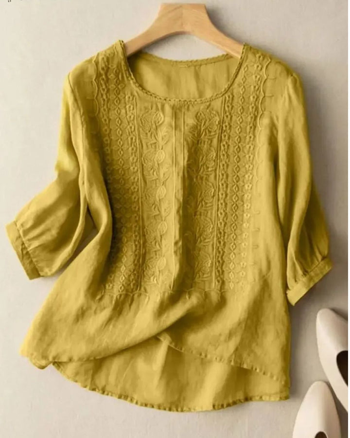 Ava – Embroidered Elegant Blouse