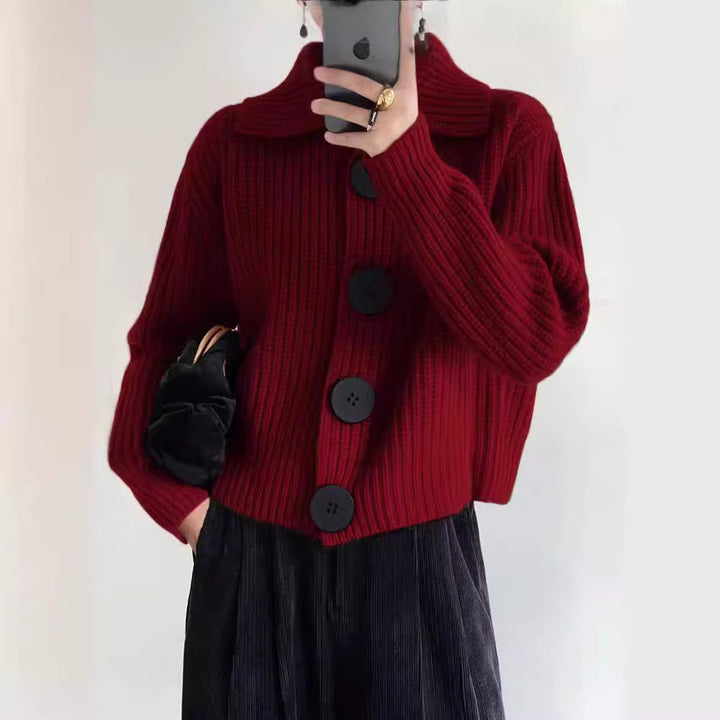 Aroha™ – Knit Button Front Chunky Cardigan Sweater