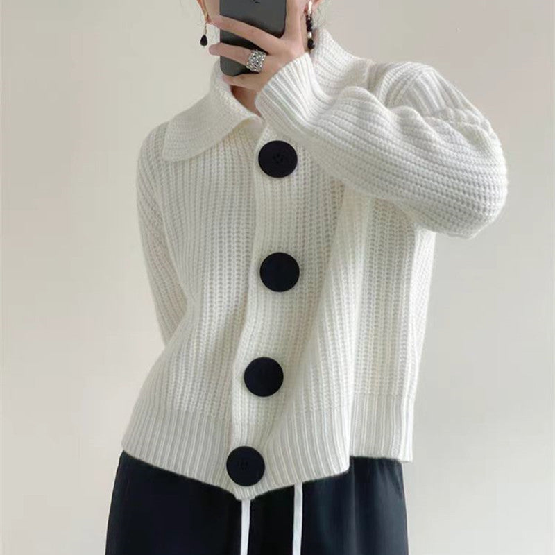 Aroha™ – Knit Button Front Chunky Cardigan Sweater