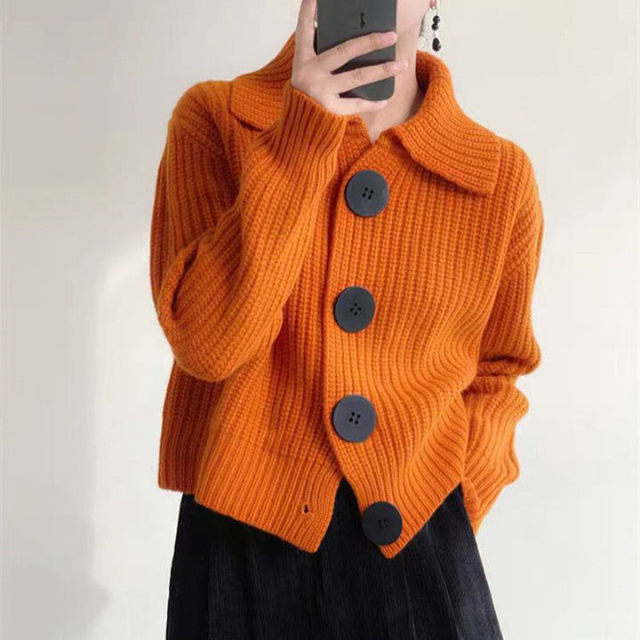Aroha™ – Knit Button Front Chunky Cardigan Sweater