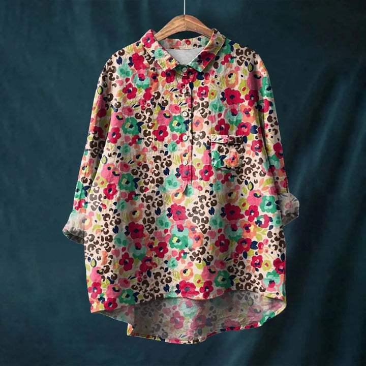 Gail - Elegant Floral Shirt