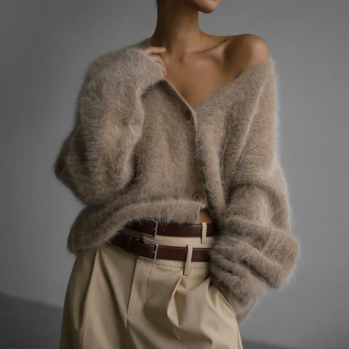 Pat - Plush Cardigan
