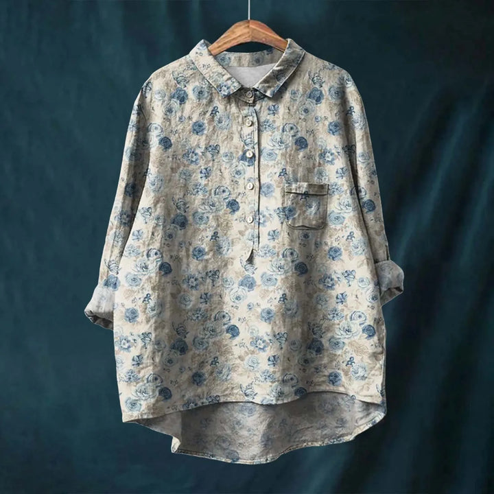 Gail - Elegant Floral Shirt