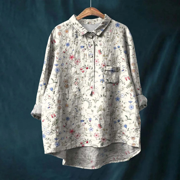 Gail - Elegant Floral Shirt