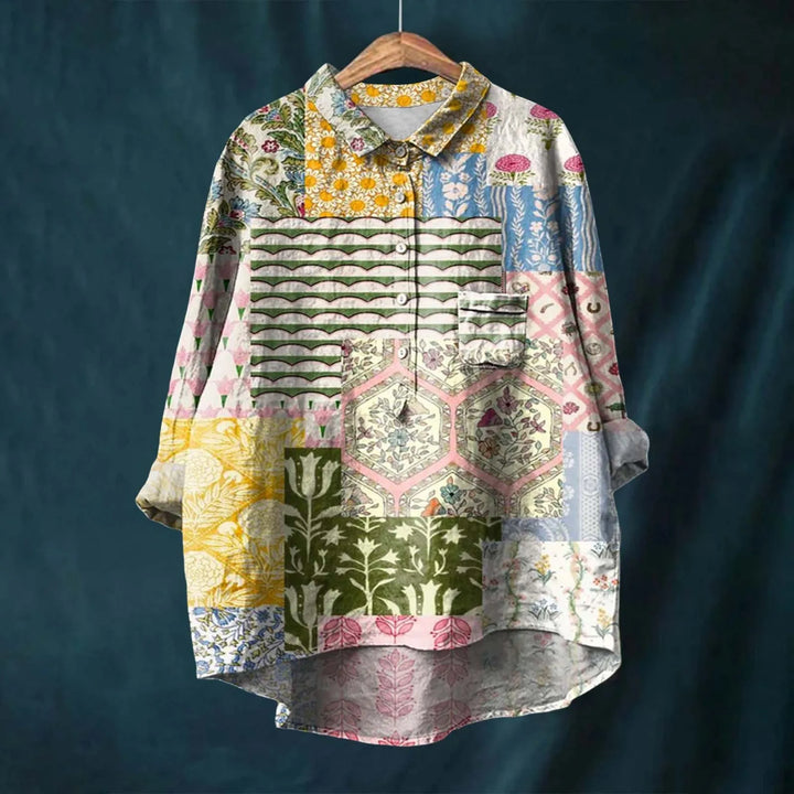 Gail - Elegant Floral Shirt