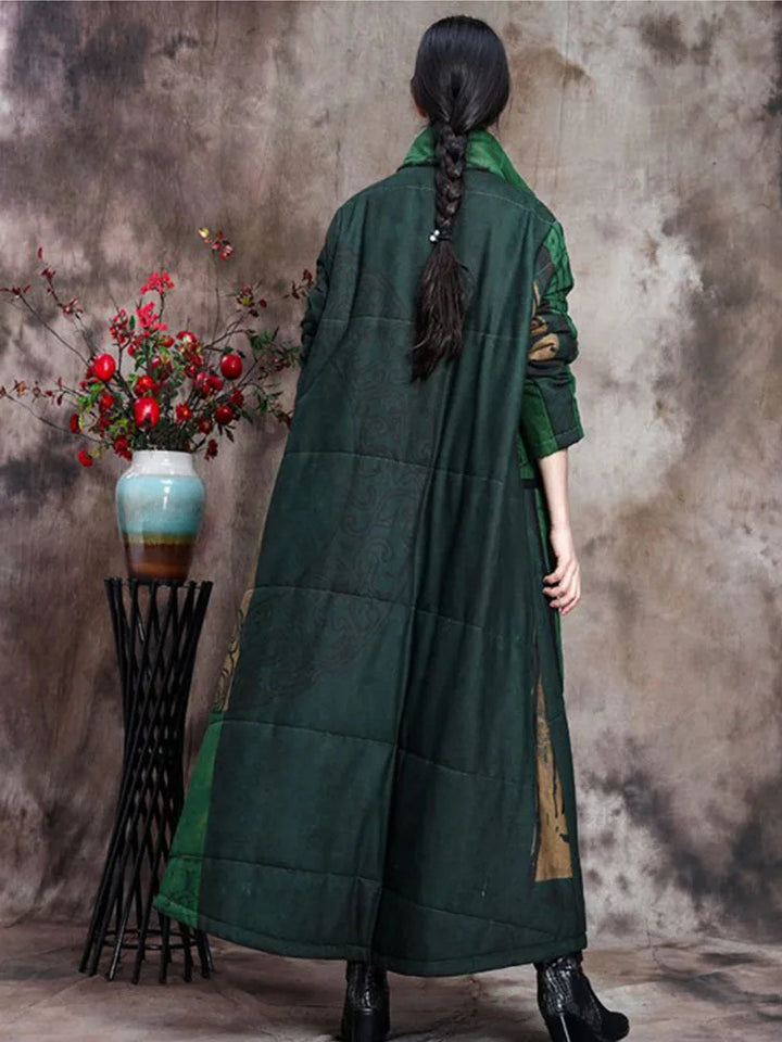 Manaia™ – Boho Quilted Oversized Warm Maxi Jacket