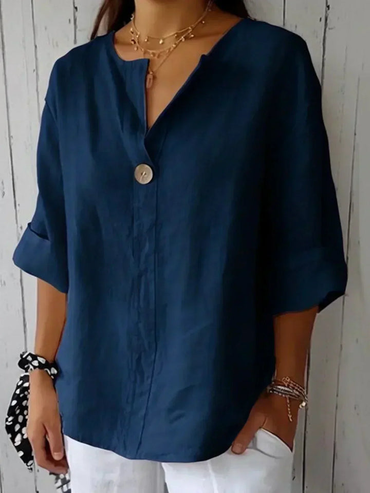 Naomi – Chic V-Neck Blouse