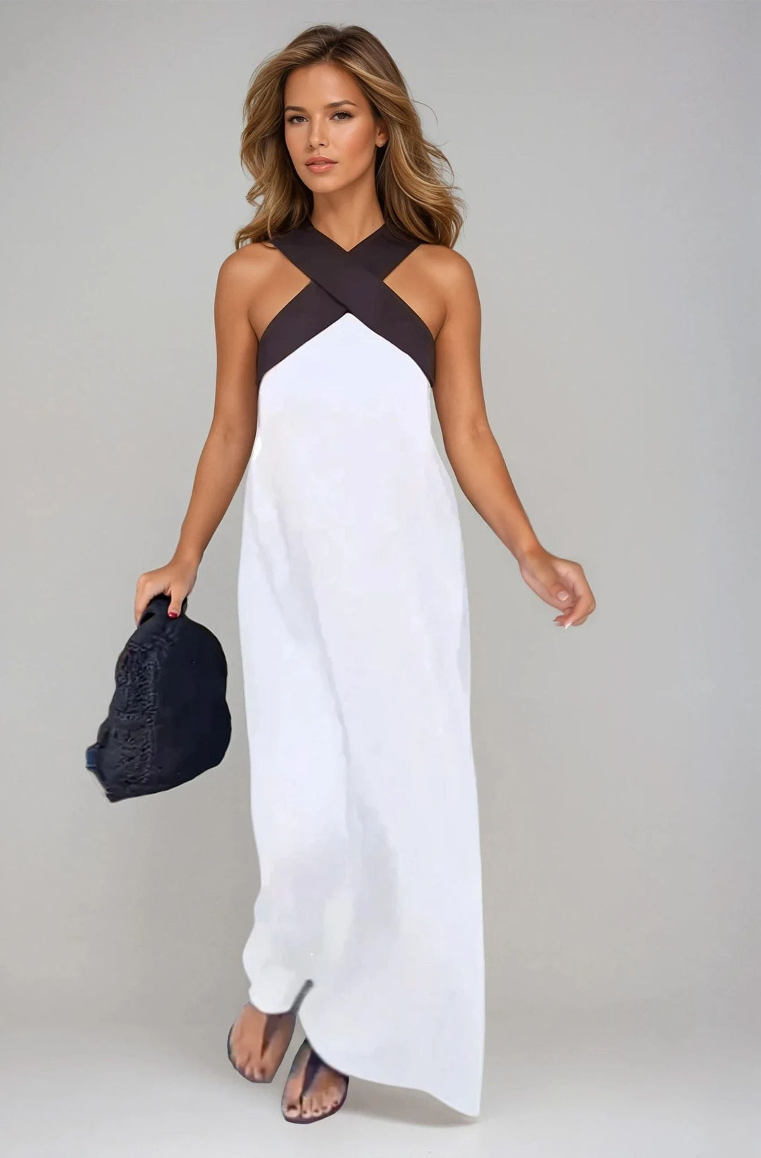 Celene - Crossover Elegance Dress
