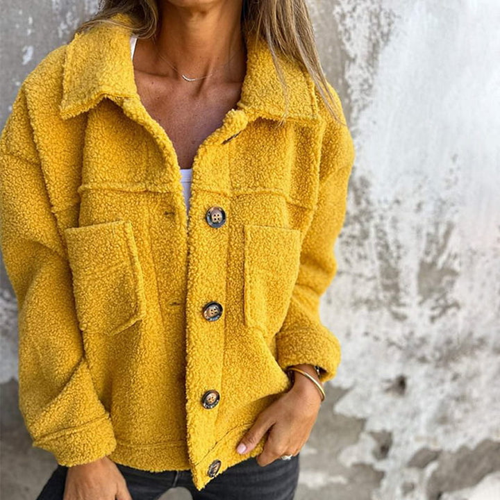 Audrey - Cozy Button up Jacket