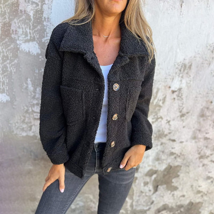 Audrey - Cozy Button up Jacket