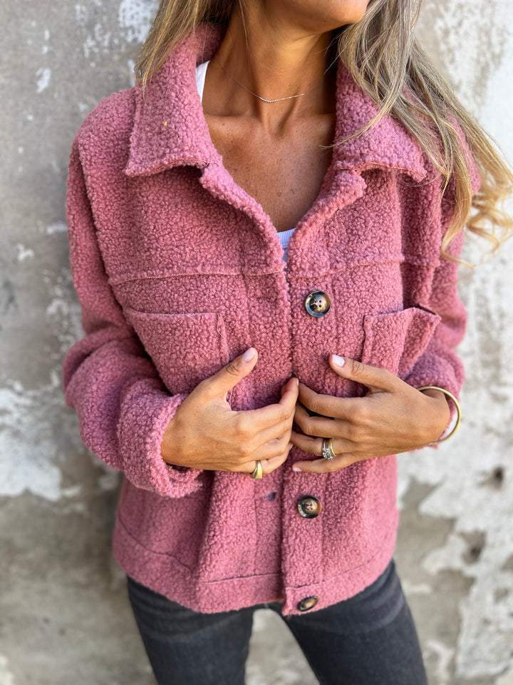 Audrey - Cozy Button up Jacket