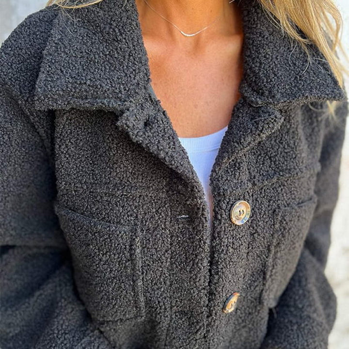 Audrey - Cozy Button up Jacket