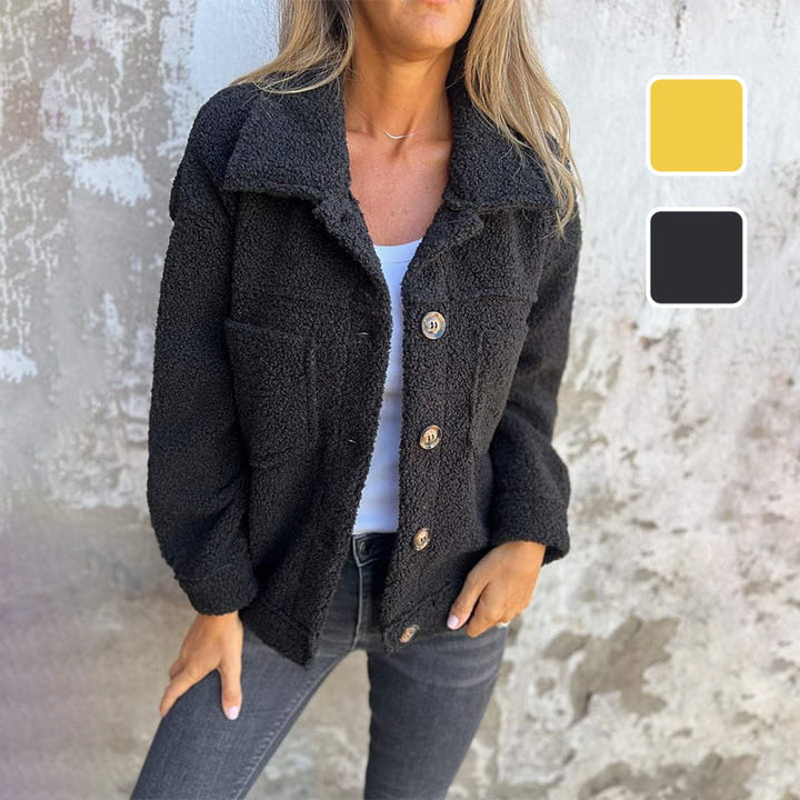 Audrey - Cozy Button up Jacket