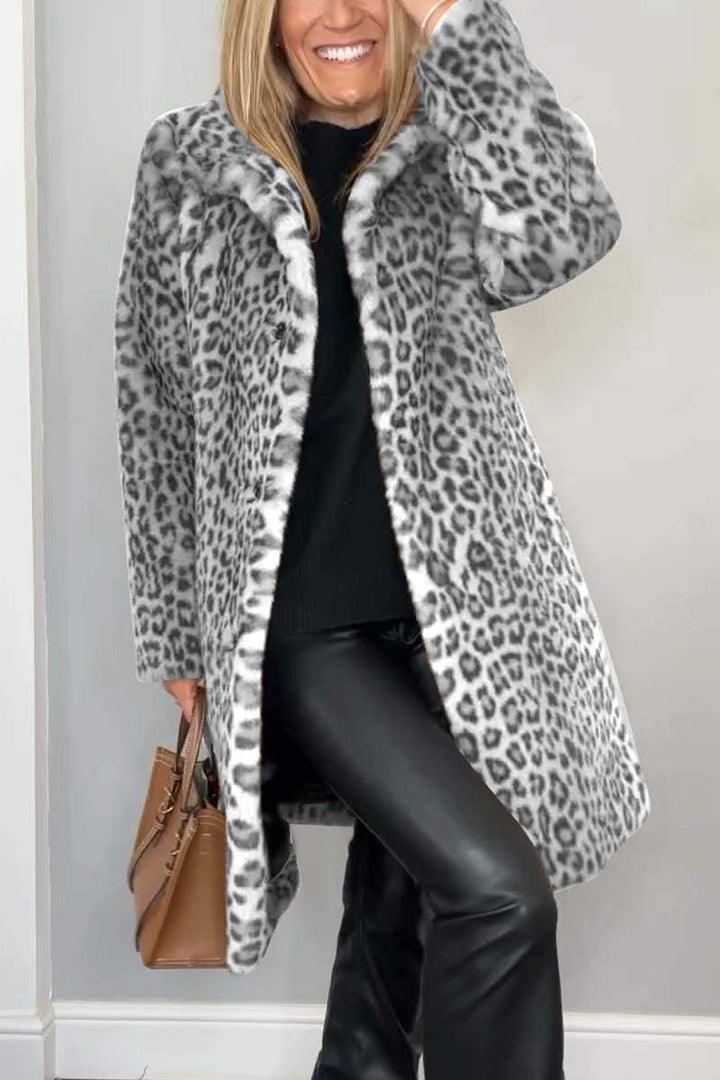 Shona - Leopard Print Coat