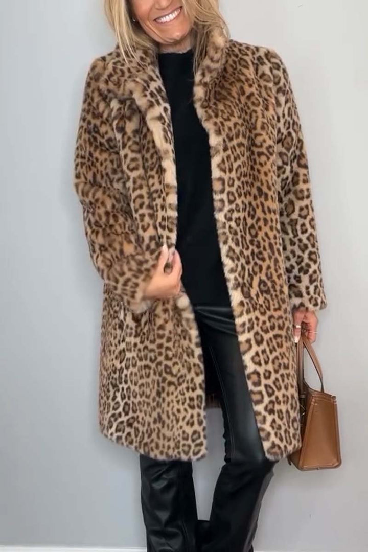 Shona - Leopard Print Coat
