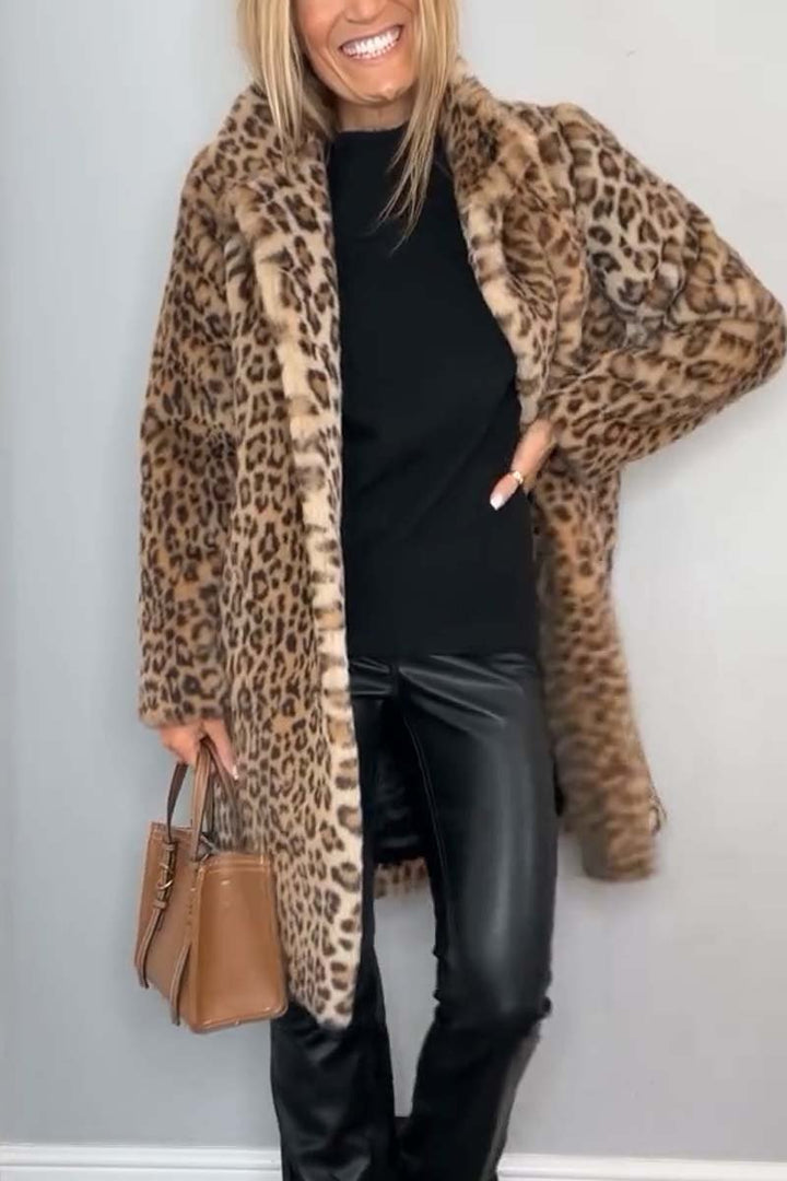 Shona - Leopard Print Coat