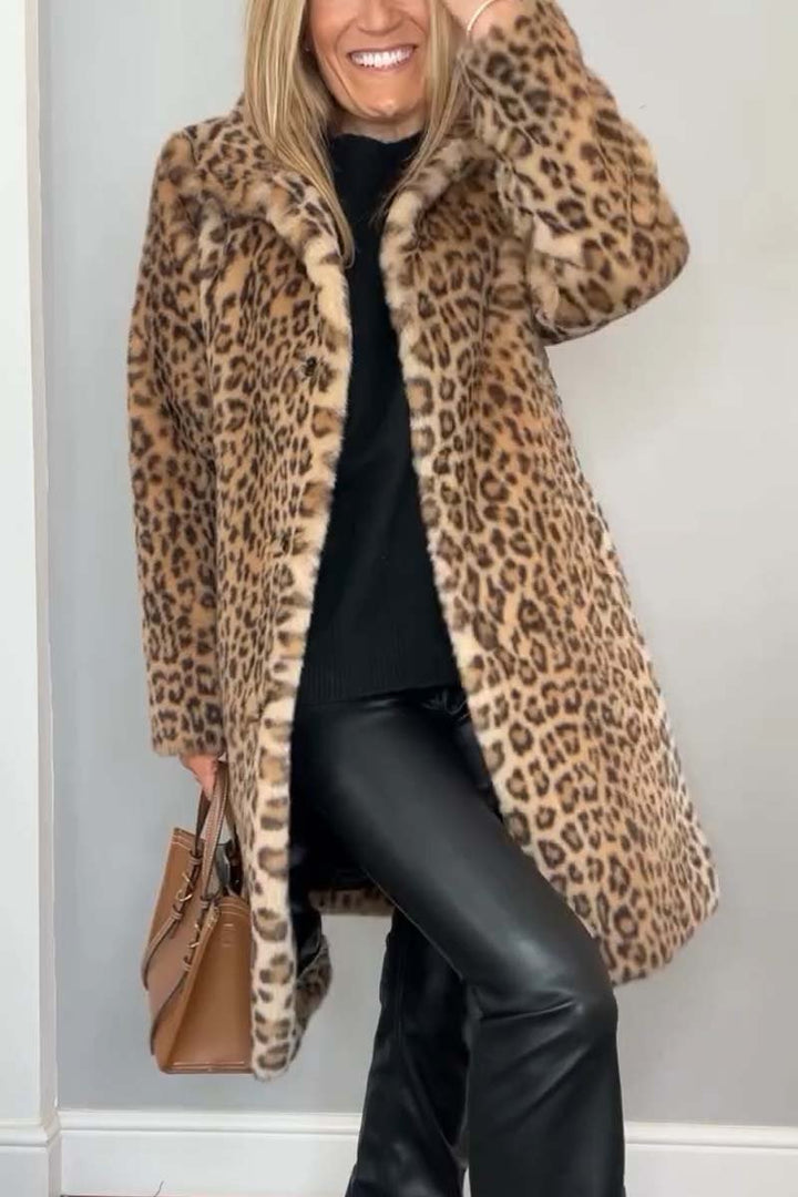 Shona - Leopard Print Coat