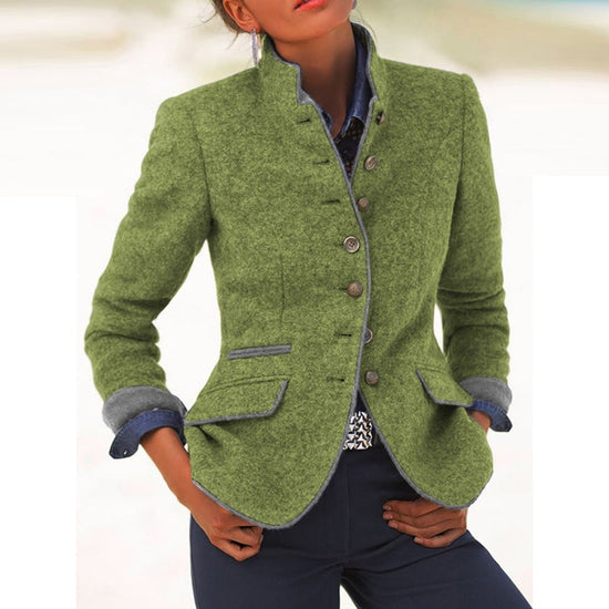 Kim – Chic Tailored Long Sleeve Jacket