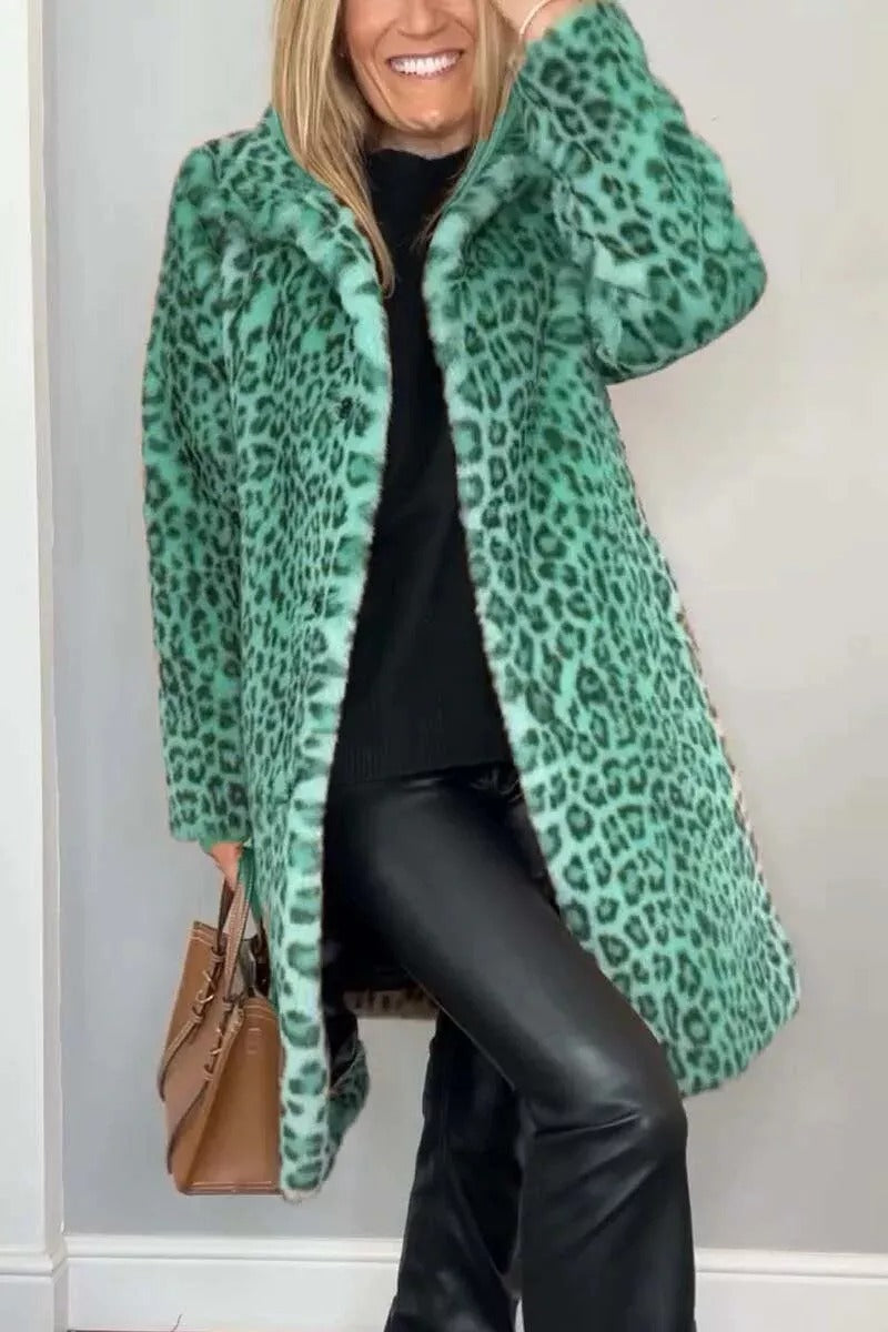 Shona - Leopard Print Coat