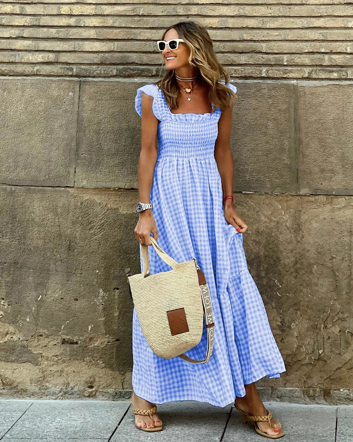 Ada - Timeless Plaid Summer Dress