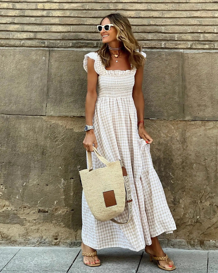 Ada - Timeless Plaid Summer Dress