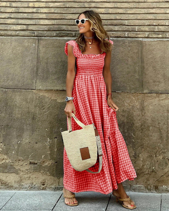 Ada - Timeless Plaid Summer Dress