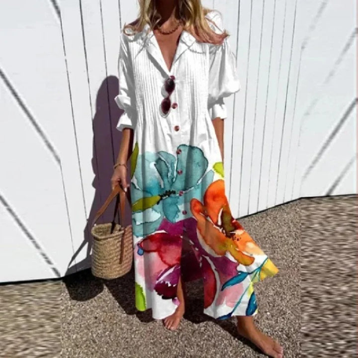 EMILIA FLATTERING BOHO DRESS