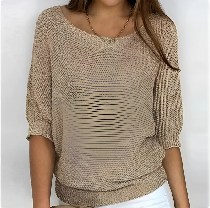 Sara - Cozy Knit Top