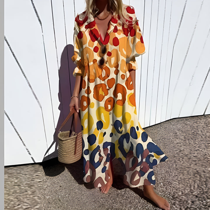 EMILIA FLATTERING BOHO DRESS